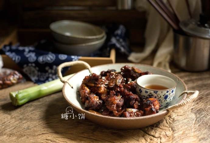 韩式辣酱葱烤排骨