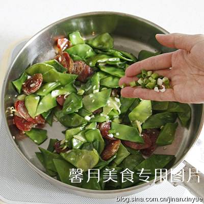 扁豆炒腊肠