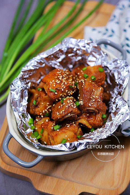 锡纸烤排骨