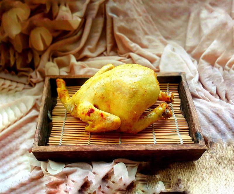 电饭锅盐焗鸡
