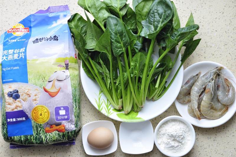 菠菜虾丸