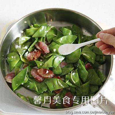 扁豆炒腊肠