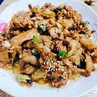 快手菜肉末茄子的做法图解7