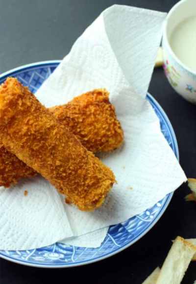 香酥芝士培根卷