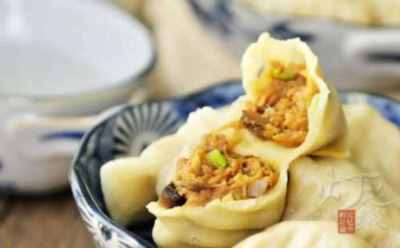 葱油海参肉丸水饺
