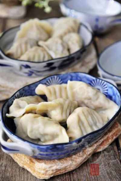 葱油海参肉丸水饺