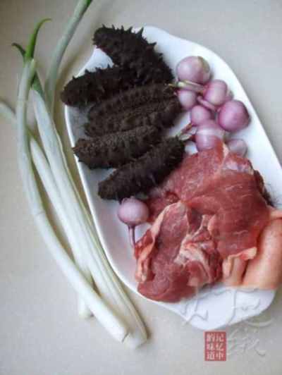 葱油海参肉丸水饺