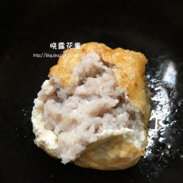 莲藕酿豆腐