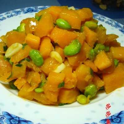 炒山芋丁 炒山芋丁
