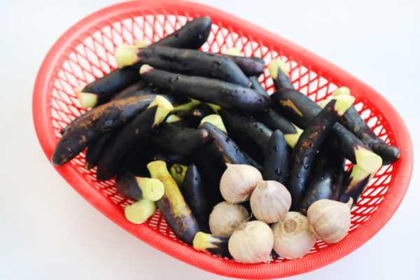 香油蒜泥茄子 香油蒜泥茄子
