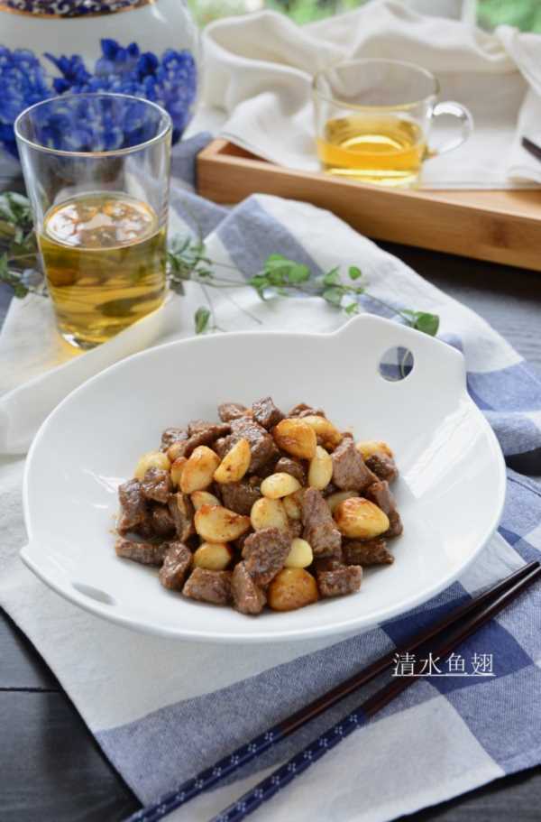 黑蒜子牛肉粒